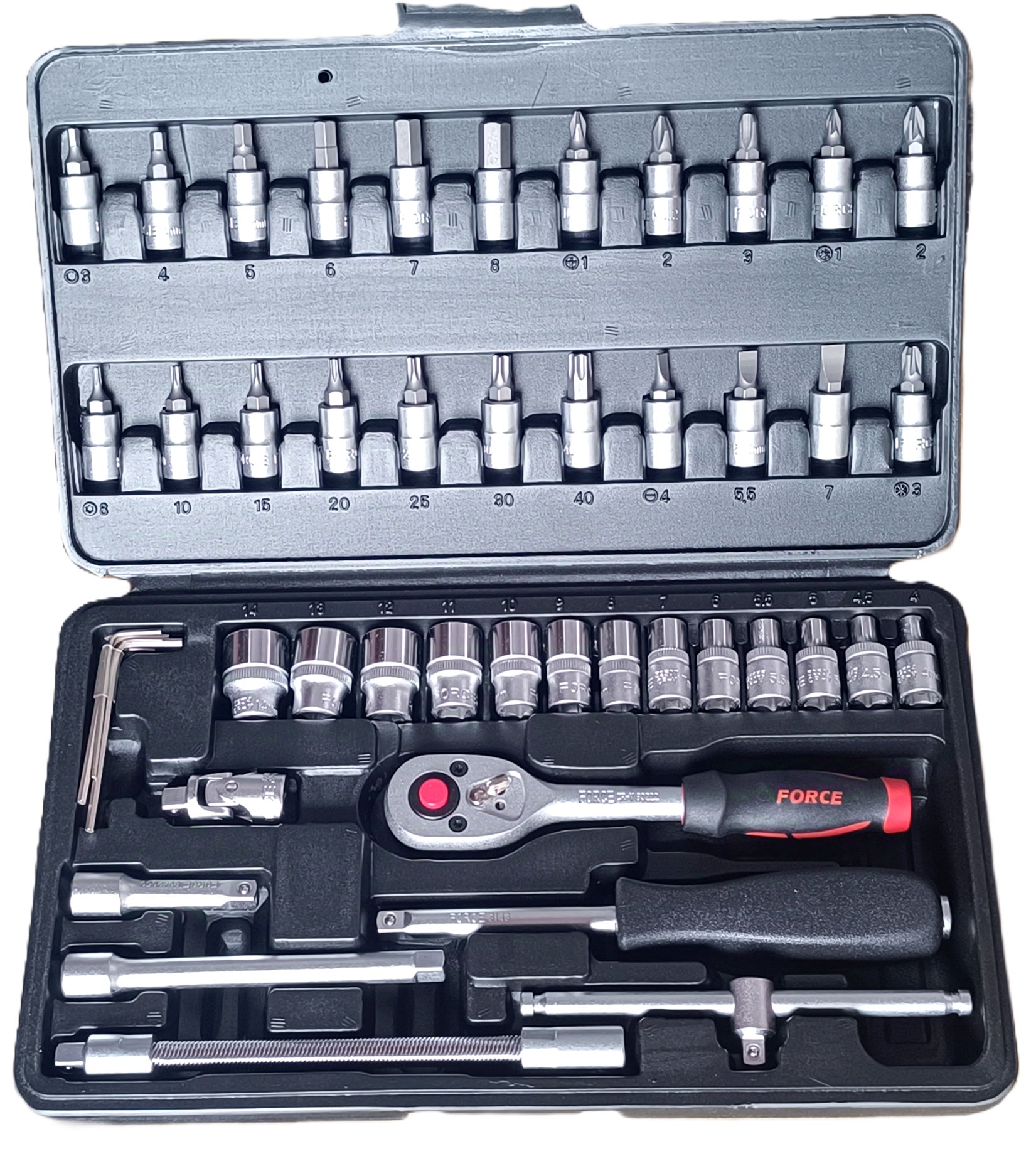 Force 2462 Socket Set 1/4