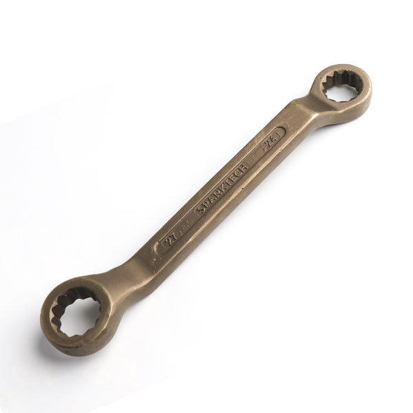 Non Sparking Tools, Non Magnetic, Double Ended Ring Spanner Set 6-32mm Set of 12 Pcs AL-BR