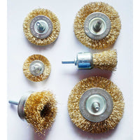 Mounted Wire Brush 6 Pcs Set