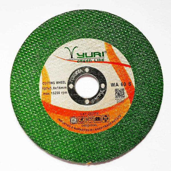 Iron shop cutting wheel